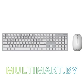 Комплект клавиатура + мышь ASUS W5000 (белый)